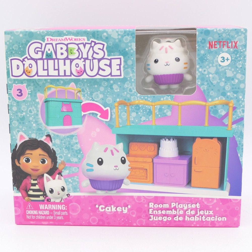 Spin Master Gabby's Dollhouse Cakey's Room Playset w/ Mini Figure Age 3+ 6075649